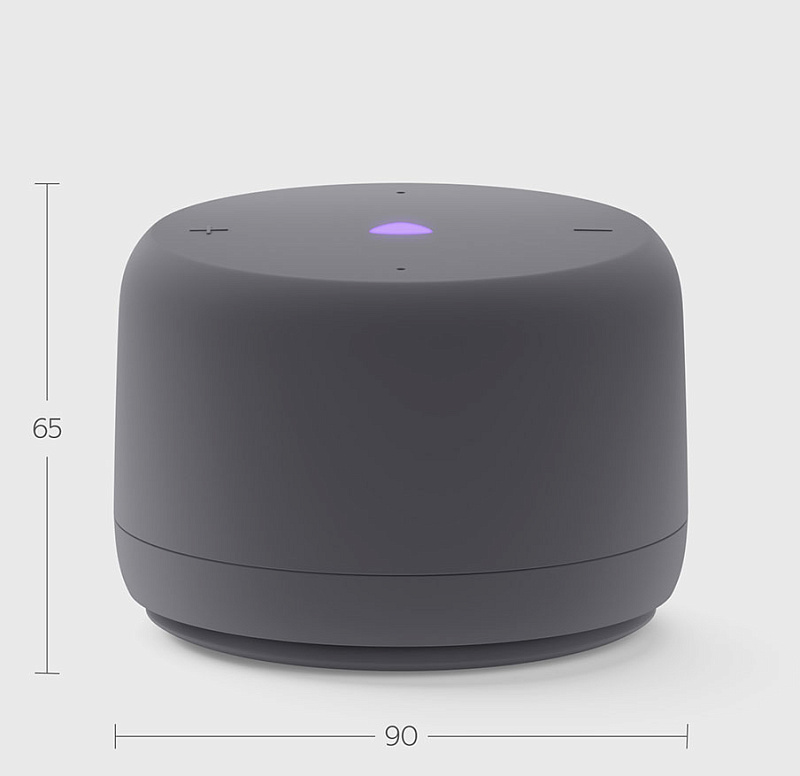 Yandex. Станция Лайт 2 без часов YNDX-00028 (графит) фото 2