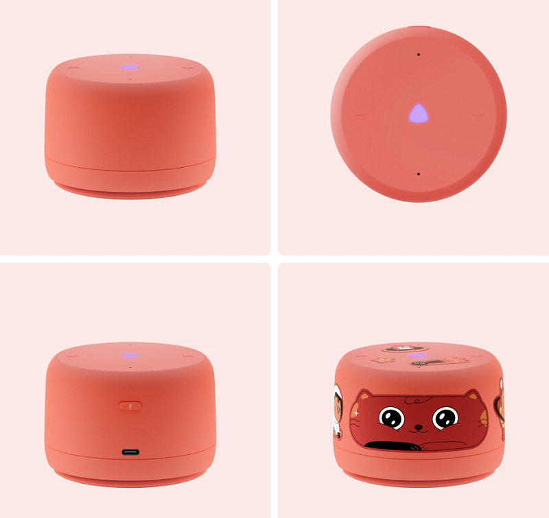 Yandex. Станция Лайт 2 без часов YNDX-00028 (коралловый) фото 1